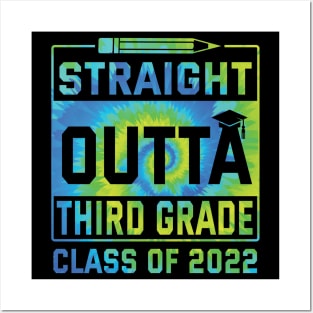 Straight Outta Third Grade Class Of 2022 Day Student Senior Posters and Art